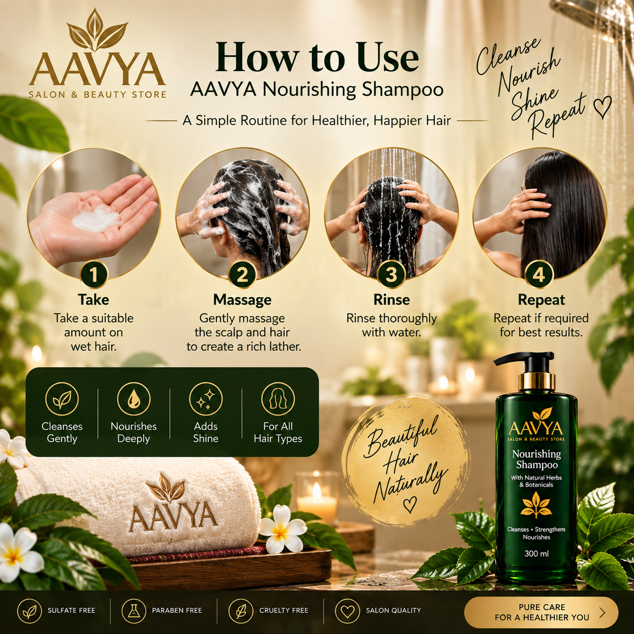 AAVYA Nourishing Shampoo - Image 4