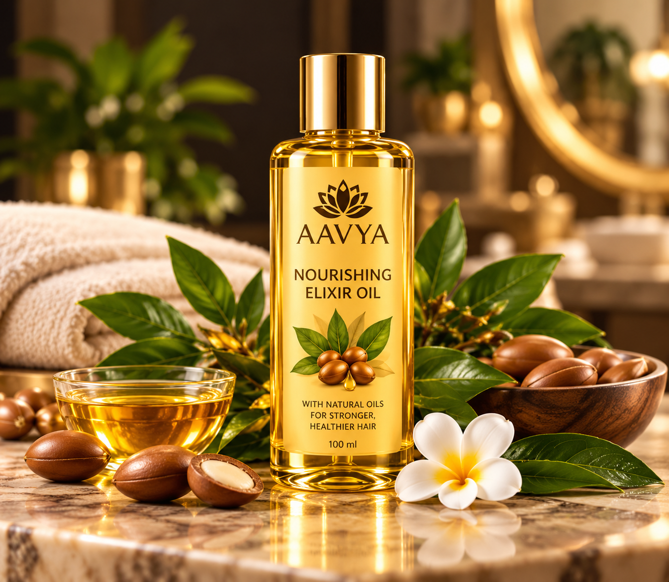 AAVYA Nourishing Elixir Oil beauty product