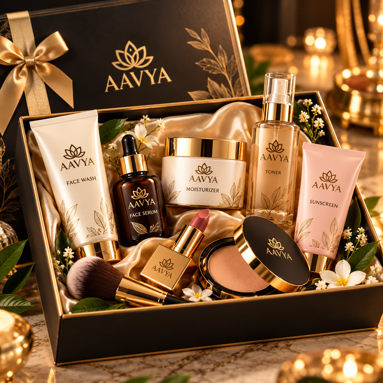 AAVYA beauty kit products