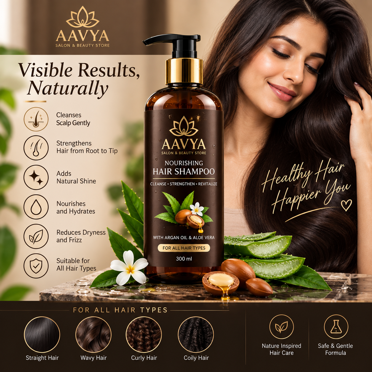 AAVYA Advanced Nourishing Hair Shampoo - Image 3