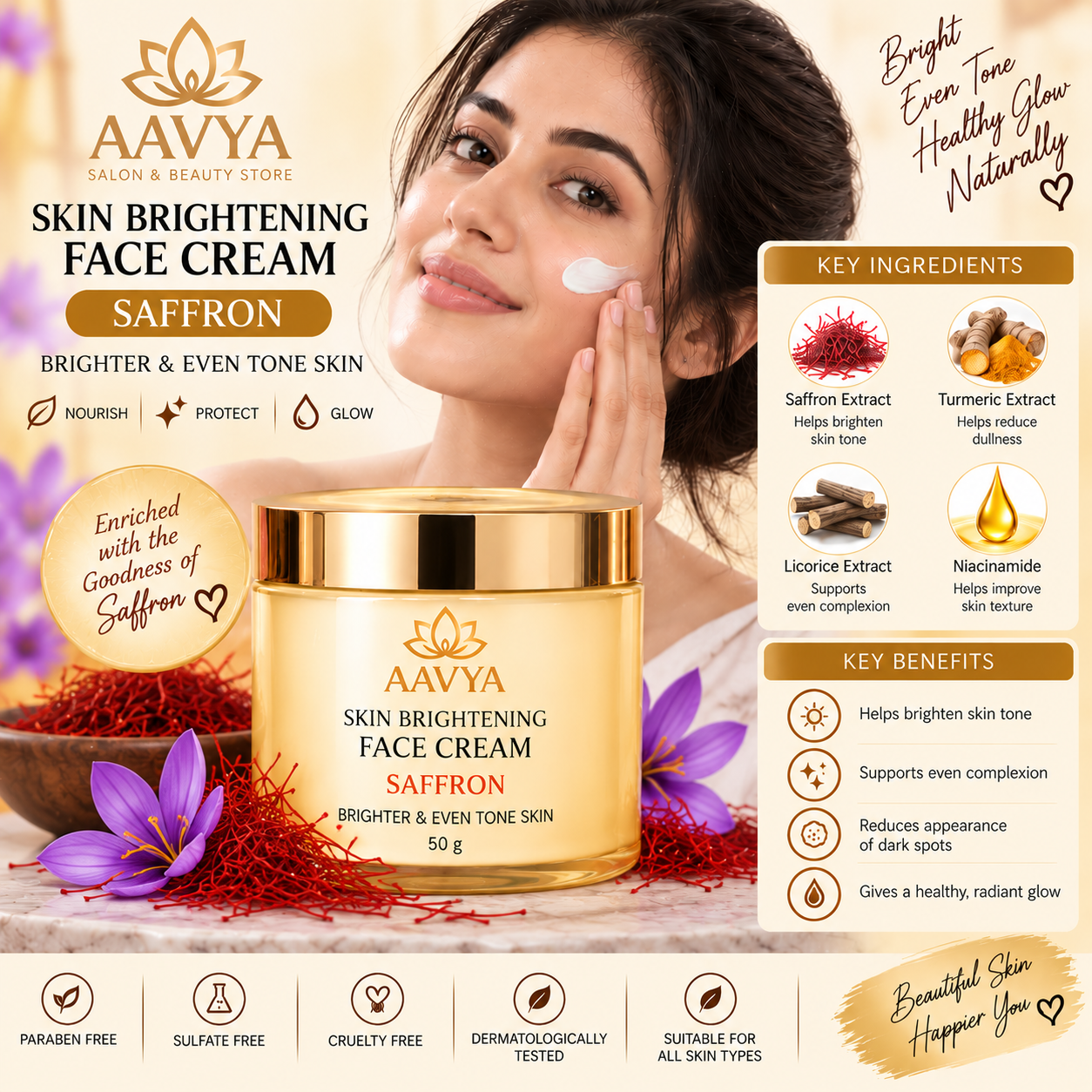 AAVYA Skin Brightening Face Cream - Image 4