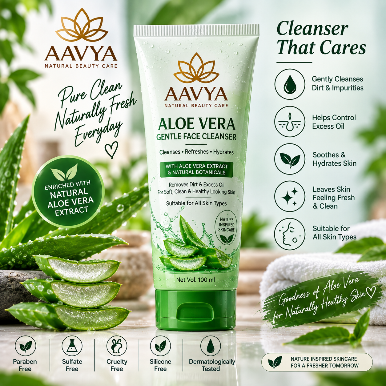 Aloe Vera face cleanser