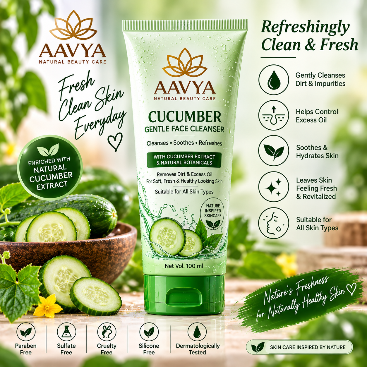 Aloe Vera face cleanser - Image 3