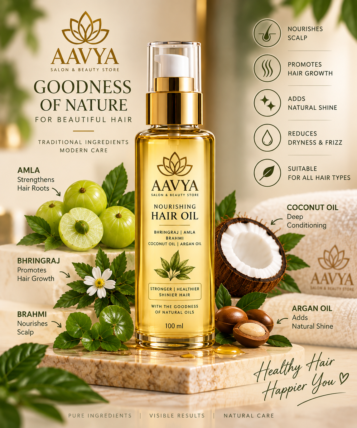 AAVYA Nourishing Hair Oil - Image 3
